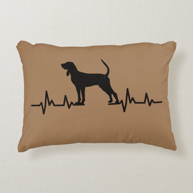 Reversible Coonhound Pillow Prydnadskudde (Framsidan)