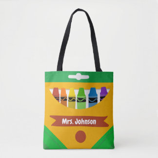 Reversible Crayon notebook Papper Tote Bag Tygkasse