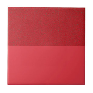 Reversible Dual Struktur Tomato Red Ceramic Tile Kakelplatta