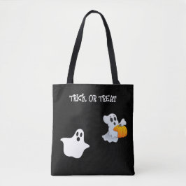 Reversible Halloween candy tobag Tygkasse