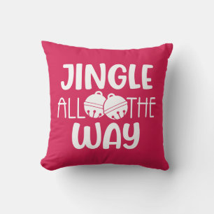 Reversible Jingle hela vägen med Klockor Kudde