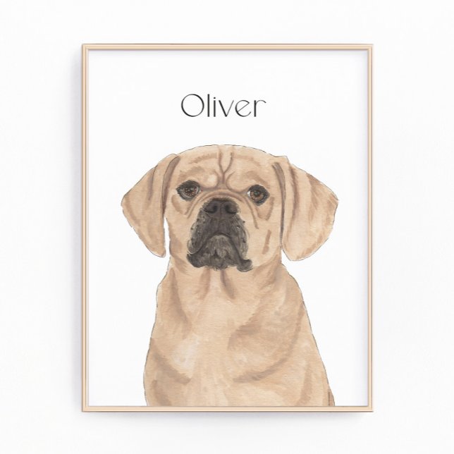 Reversible personlig Puggle Art Fototryck (Skapare uppladdad)