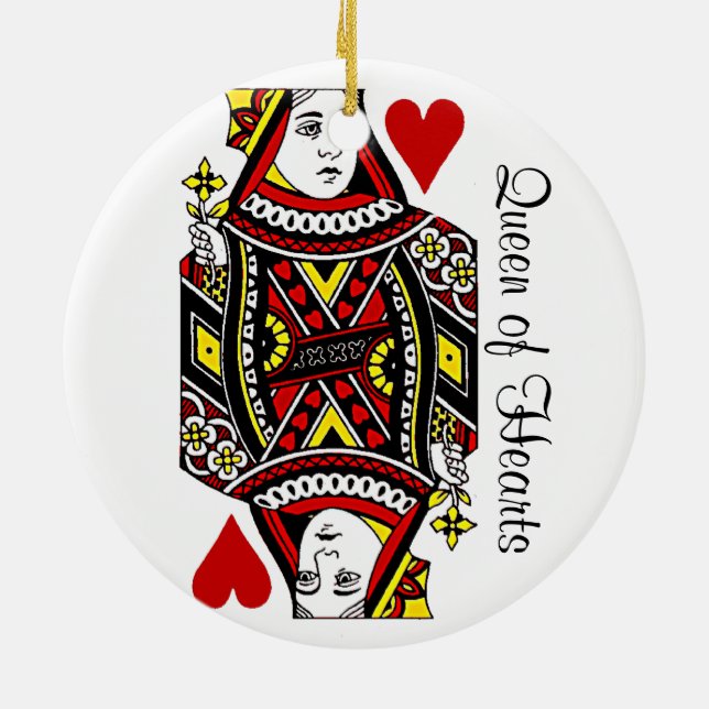 Reversible Queen of Hearts Ornament (Baksidan)