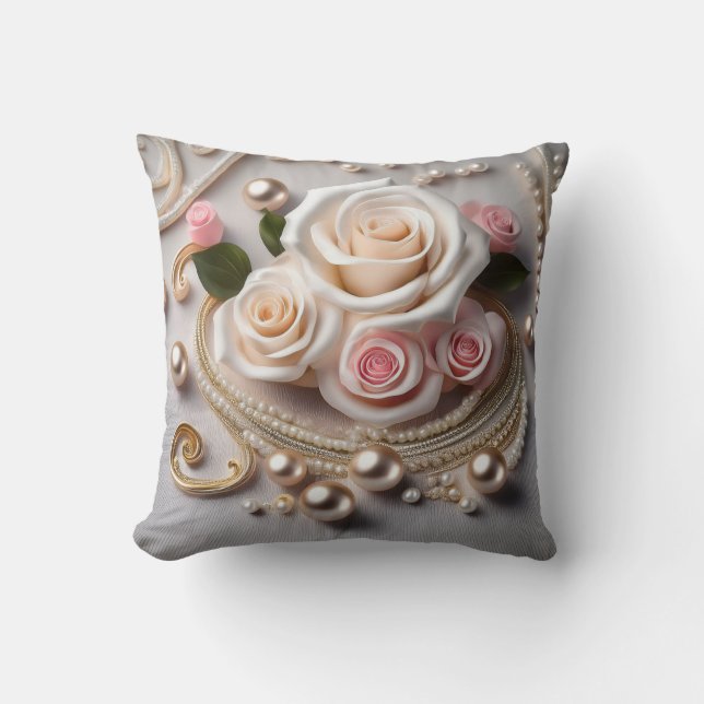 Reversible Ro & Pearl Pillow Kudde (Framsida)