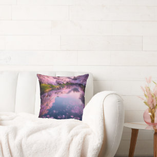 Reversible Sakura (Cherry Blommar Träd) Pillow Kudde