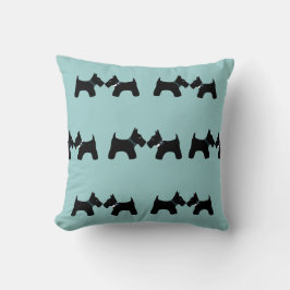 Reversible Scottie Hundar Kudde