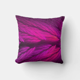 Reversible Shock rosa Feathery Fractal Pillow Kudde
