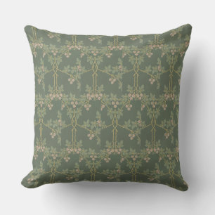 Reversible William Morris Vintage Blackberry Kudde