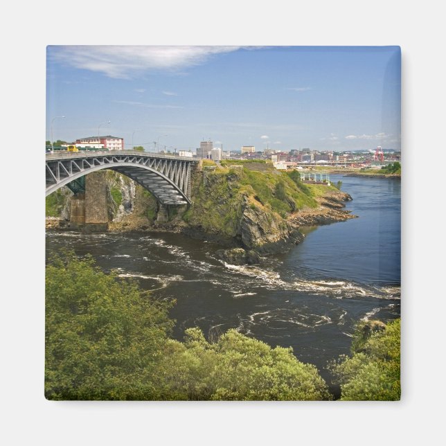 Reversing Falls på Saint Johnfloden vid St. 2 Magnet (Framsidan)