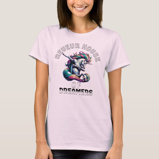 Reveur House of Dreamers Unicorn Fantasy T-Shirt (Framsida)