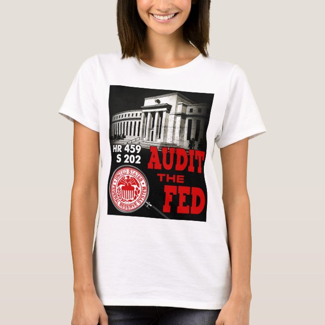 Revidera den kvinnliga matade T-tröja T Shirt (Framsida)
