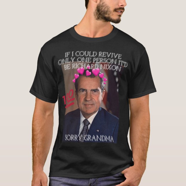 Revidera Richard Nixon ASAP så mycket som möjligt T Shirt (Framsida)