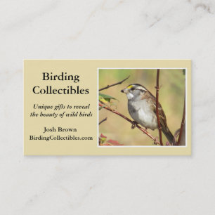 Reviderad BirdingCollectibles visitkort