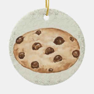 Reviderad choklad Chip Cookie - SRF Julgransprydnad Keramik