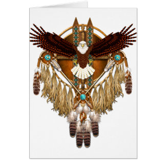 Reviderad örnMandala - Hälsningskort