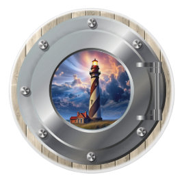 Reviderade 2 nautisk portoplansskåp knopp