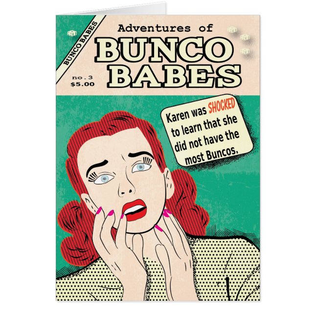 Reviderade äventyr av Bunco Babes #3 Hälsningskort (Framsidan)