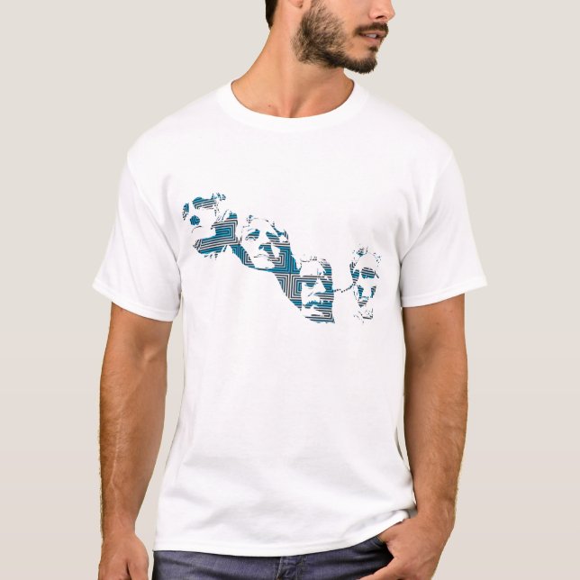 Revidering för Mt Rushmore_ T Shirt (Framsida)