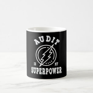 Revision är min supermakt kaffemugg