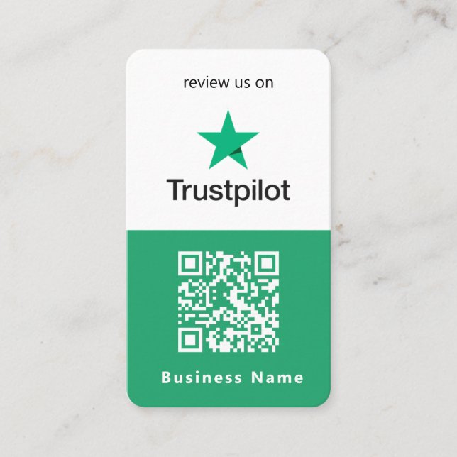 Revision av betrodda pilot | Business Review US QR Visitkort (Framsida)