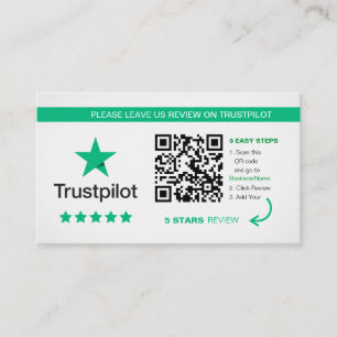 Revision av betrodda pilot Tack för QR-kod för f Visitkort