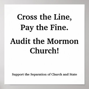Revision av Mormon Church Poster