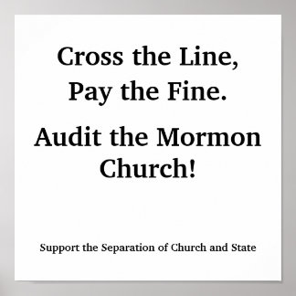 Revision av Mormon Church Poster