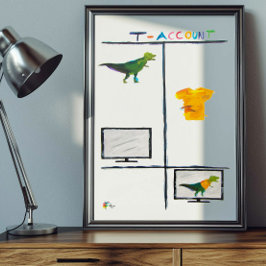 Revisor Art T Rex T Konto Redovisningskontor Poster