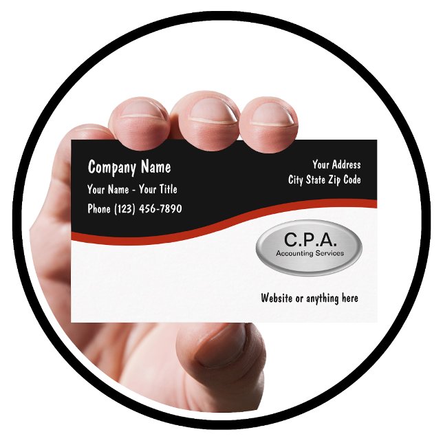 Revisor CPA visitkort (Skapare uppladdad)