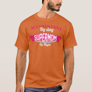 revisor efter daglig supermamma på natten t shirt