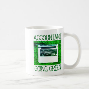 Revisor går grönt t-shirt kaffemugg