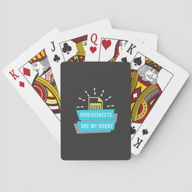 Revisor Hobby Är Kalkylblad Casinokort (Baksidan)