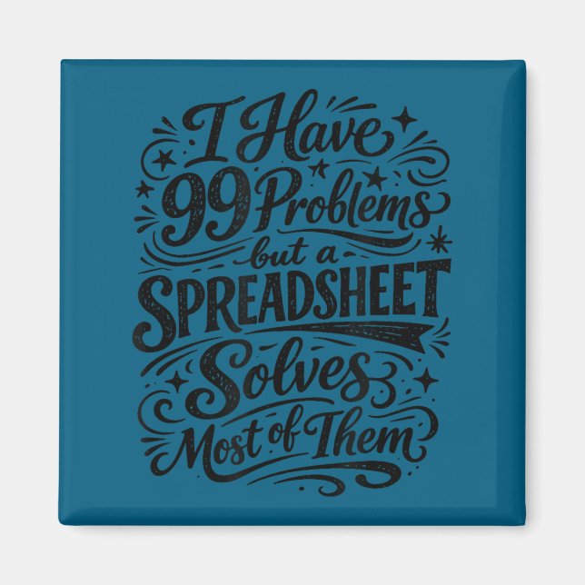 Revisor humor redovisning dataanalytiker magnet (Framsidan)