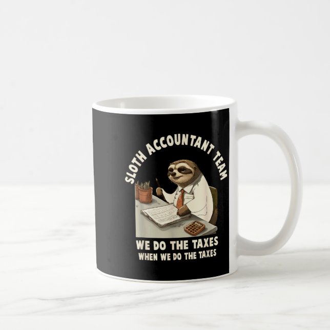 Revisor skattedeklarationssäsong dag redovisning b kaffemugg (Höger)