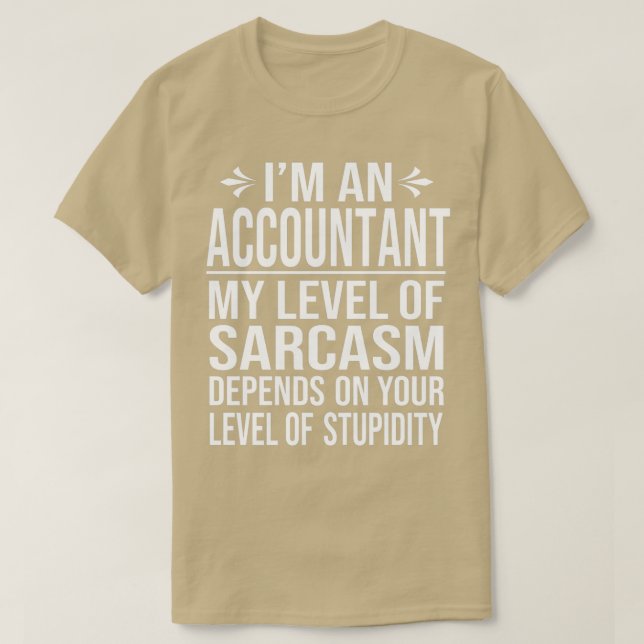revisor som säger en rolig räkenskapsgåva t shirt (Design framsida)