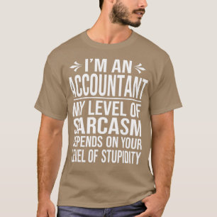 revisor som säger en rolig räkenskapsgåva t shirt