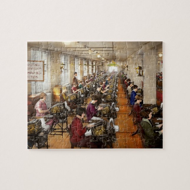 Revisor - uppräkninguppdelningen 1924 pussel (Horisontell)