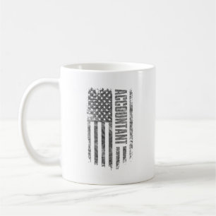 Revisor USA Flag Distressed design Kaffemugg