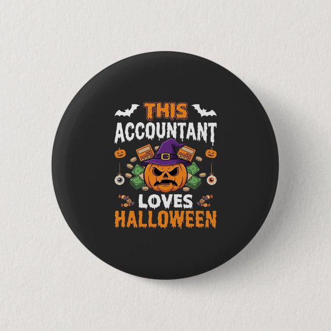 Revisorn älskar halloweenpumpa bokhållare Desi Knapp (Framsida)
