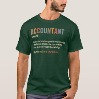 Revisors definition redovisning CPA Rolig tjej T Shirt