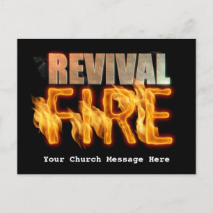 Revival eld evangelisk kyrka uppsökande verksamhet vykort
