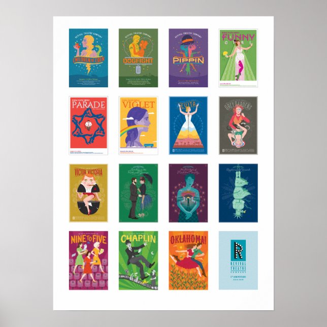 Revival Theater Company Fem Seasons Artwork Poster (Framsidan)