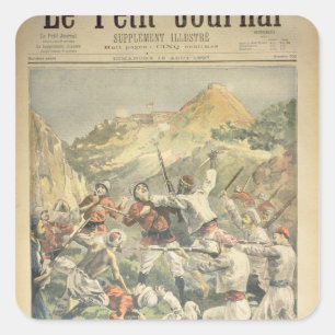 Revolt i Indien Fyrkantigt Klistermärke