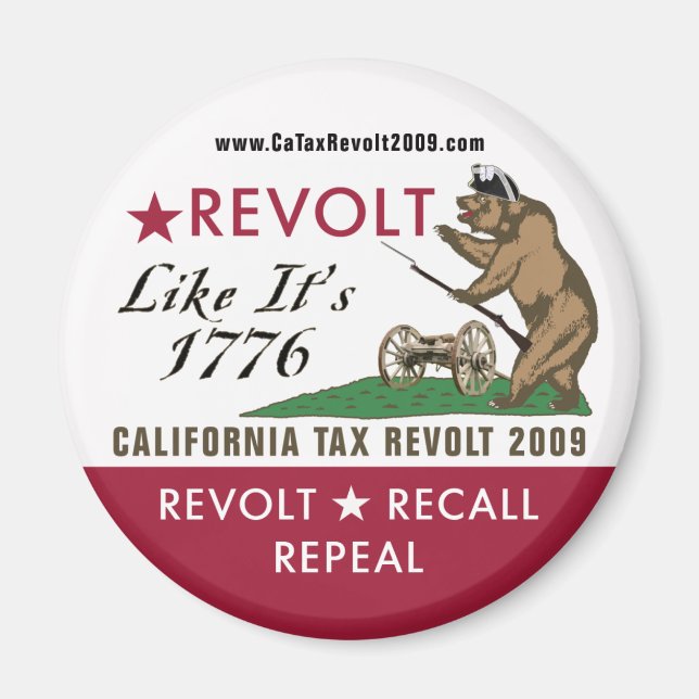 Revolt like it's 1776 Magnet (Framsidan)