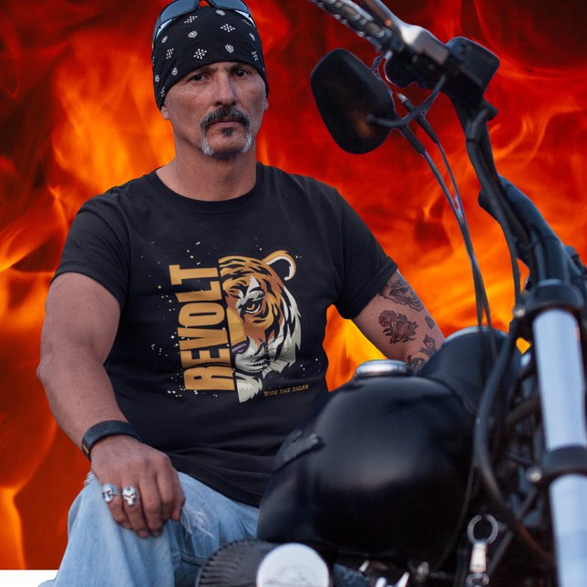 Revolt Modern World Tee Ride The Tiger Traditional (Skapare uppladdad)