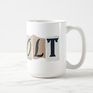 Revolt mot diktatorn kaffemugg