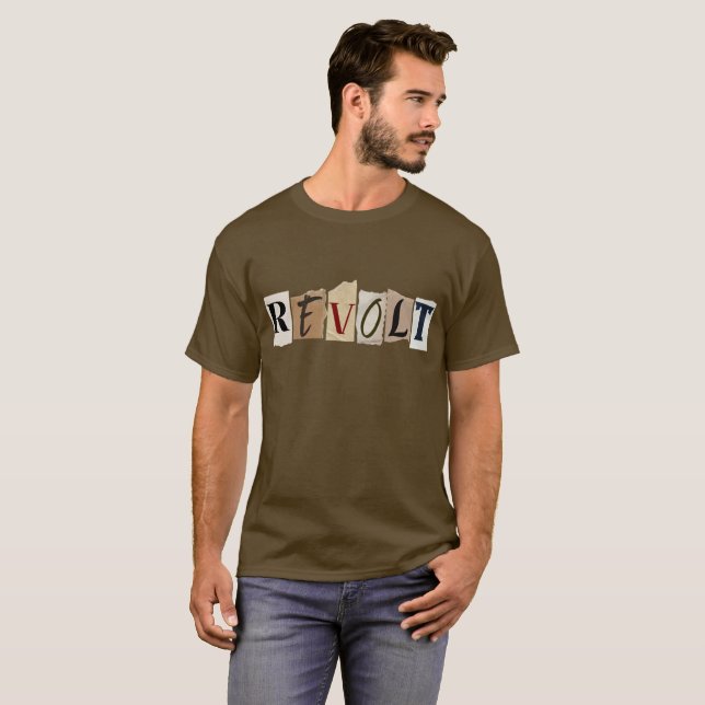 Revolt mot diktatorn  t shirt (Hel framsida)