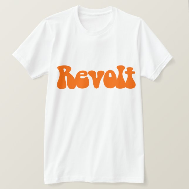 Revolt - Orange T-shirt (Design framsida)