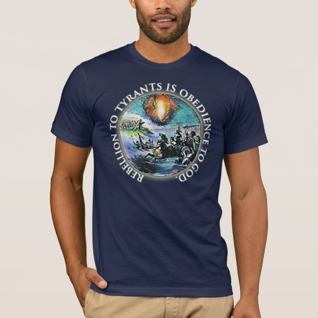 Revolt till Tyrants - skjortor T-shirt (Framsida)