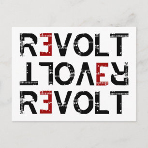 REVOLT-vykort Vykort